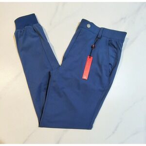 NEW Redvanly Halliday Jogger Indigo Blue Mens Small Performance Golf Pants